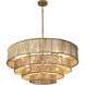 Lumina LED Natural Jute Chandelier Ceiling Light